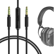 Geekria Audio Cable with Mic for Beats V-MODA Crossfade LP Crossfade 2 (4 ft)