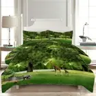 Forest Flat Grass 3D Printing Duvet Quilt Doona Covers Pillow Case Bedding Sets