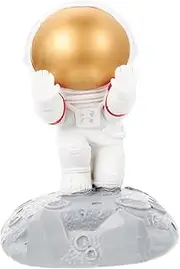 Angoily Mobile Phone Holder Film Hand Goose Camera Tripod Car Phone Mount Lanyard Ring Phone Tripod Stand Pour Cell Phone Automobile Cradles for Ornament Astronaut Mini Statue Resin Golden