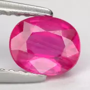 1.04 Ct. Top Quality Unheated Red Ruby Gemstone WITH GLC CERTIFY