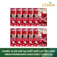 在飛比找蝦皮購物優惠-組合 10 包 3W Clinic Fresh 石榴面膜 (