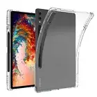 For Samsung Galaxy Tab S9 Ultra S9+ S8 Ultra Clear Shockproof Case with Pen Slot