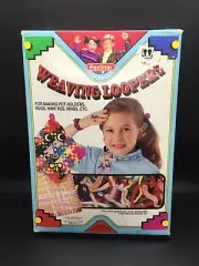 Vintage Children’s Pastime Weaving Loopers Kit 1991 Comes With Loom