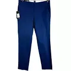 Boss By Hugo Boss NWT Men's Kaito Slim Fit Chinos Blue Size 32R Flat Front