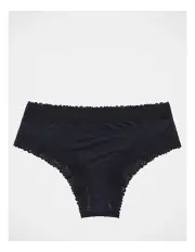 [Aerie] Sunnie Blossom Lace Cheeky Underwear in True Black