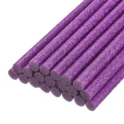30pcs Mini Hot Glue Gun Sticks 4" x 0.28" for Glue Gun, Glitter Purple