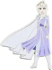 [Monogram] Frozen Elsa Enamel Pin, Medium, Enamel, no gemstone
