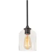 AFX WMMP06MB William 6"W Mini Pendant - Black