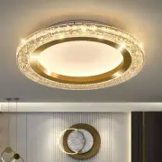 28W Gold LED Flush Mount Ceiling Light 12inch Modern Round Ceiling Light Fixt...