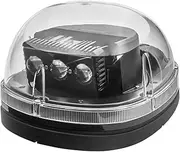Maxxima 360° Remote Control LED Spot Light Dome for Trucks and Heavy Duty, Clear Lens, Permanent Mount