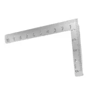 Square 10X5cm 90 Degree Stainless Steel Angle Ruler Small Turning Ruler2668