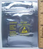 1,700 ESD Anti-Static Shielding Bags, 2" x 3", Zip-Top