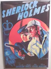 Sherlock Holmes MAGNET 2" x 3" Refrigerator Locker Poster Rathbone