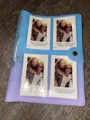 Claire’s Blue Purple Love For Fujifilm Instax Photo Album Polaroid Mini Diary