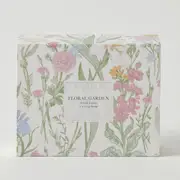 Pilbeam Living Floral Garden Scented Soap Gift Set of 2 - French Pear & Vanilla