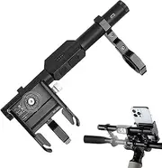 Handlebar Extender - Bike Handlebar | Waterproof Phone Holder Mount Bright Light for Men Exercise Cycling Motorcycle Riding