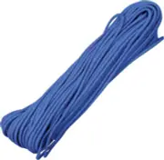 Parachute Cord Parachute Cord Royal Blue 100 ft length. Ideal for camping, boati