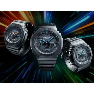 【CASIO 卡西歐】G-SHOCK 八角農家橡樹雙顯手錶 母親節 禮物(GA-2100-1A2)