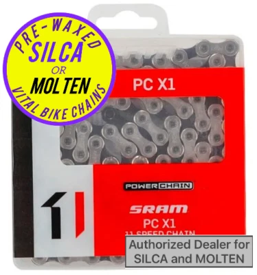 SRAM PC X1 Chain 11 speed - SILCA or MOLTEN SPEED wax