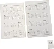 COHEALI 176 Sheets A5 Lined Notebook Papers Plain Natural Paper for Daily Planner