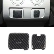 Carbon Fiber Rear Power Supply Socket Cover Trim For Ford F150 Raptor 2009-2014 (for: Ford)