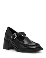 Steve Madden Women's Beverlee Square Toe Block Heel Loafers