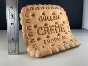 Gullon Biscuit Cookie Ceramic Paperweight Juan Fuente Made In Spain Tea & Coffee