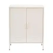 Artiss Buffet Sideboard Metal Cabinet - SWEETHEART White