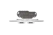 CORTEX 90kg Tri-Grip 25mm Standard Barbell Weight Set