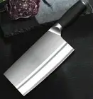 Cleaver Knife Stainless Steel Wood Handle Slicing Beef Chop Bones Chef Butcher L