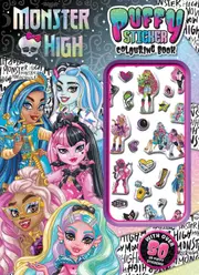 Monster High: Puffy Sticker Colouring Book (Mattel)