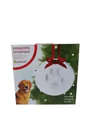 "New" Pearhead Pawprints Dog & Cat Christmas Hanging Keepsake Ornament