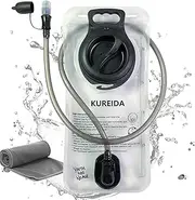 KUREIDA Hydration Bladder 2L-3L,Leak Proof Water Reservoir,BPA Free,Wide Opening, Military Water Bladder Combined with Hydration Backpacks for Biking Hiking Running Camping Climbing.