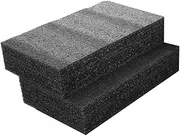 2pcs High Density Black Foam Padding for Shipping and Crafts Cuttable Foam Inserts for Protective Packing Cases Cushioning Pad