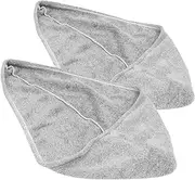 PHENOFICE 2pcs Hair Drying Caps Super Soft Coral Fleece Shower Hair Wraps Quick Drying Comfortable and for Everyday Use and Travel