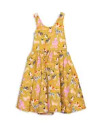 Worthy Threads Girls' Woven Cross Back Dress in Dogs - Little Kid