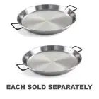 Garcima Double Gauge Steel Heavy Duty Dishwasher Safe Induction Paella Pan