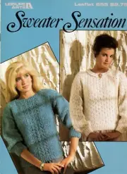 Sweater Sensation Knitting Pullover Designs by Rita McGrew Leaflet 655 NOS