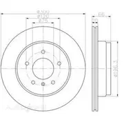 Bremtec Euro-Line GeoZinc Coated Brake Rotor - BDR23560EL