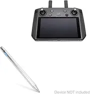 BoxWave Stylus Pen Compatible with DJI Smart Controller - AccuPoint Active Stylus, Electronic Stylus with Ultra Fine Tip for DJI Smart Controller - Metallic Silver