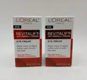 L'Oréal Paris Revitalift Anti Wrinkle Firming Eye Cream - 0.5oz Each, 2 Pack