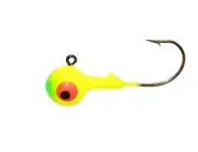 Kalin's Roundhead Jig 1/8 oz - Chartreuse Green - 10 per pack of Jig Heads