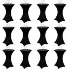 32 x 43 Inches Highboy Spandex Cocktail Table Cover, Round Cocktail Tableclot...
