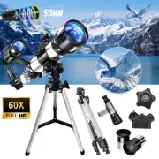 Professional Astronomical Telescope with High Tripod Lunar Mirror HD Viewing AU