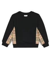 [Burberry Kids] Burberry Kids VIntage Check paneled jersey sweatshirt Y 6 multicoloured