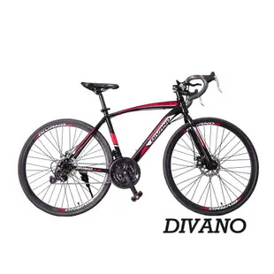 DIVANO F700 21速彎把高碳鋼碟煞公路車 -休閒戶外運動 堤防郊遊 上下班通勤 都市騎乘 自行車