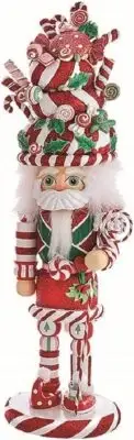 Hollywood Nutcrackers YHA0588C Candy Tree Hat Nutcracker, 18-Inch, Multi-Colored