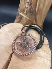 Sacred cubit tensor ring pedant