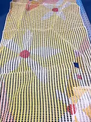 Bernat Latch Hook Rug Pattern Canvas 27 x 54 No Yarn 3510 Norse Flowers MCM LG