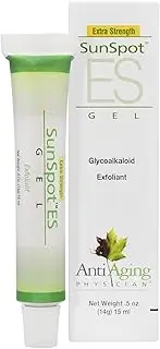 Lane Labs - SunSpot ES, Natural Exfoliating Gel, Skin Rejuvinating Ingredients, Including Aloe Vera and Tea Tree Oil (0.5 Ounce)